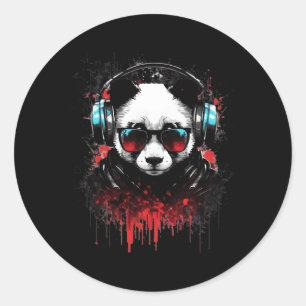 Adesivo Panda Music Dj Controller Gaming Panda