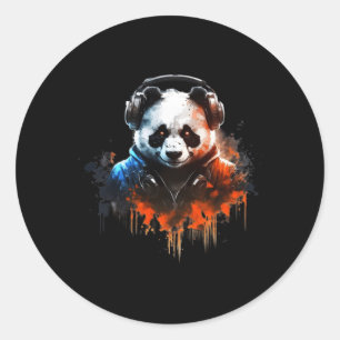 Adesivo Panda Music Dj Controller Gaming Panda