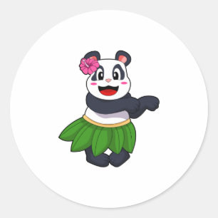 Adesivo Panda na dança do Balé