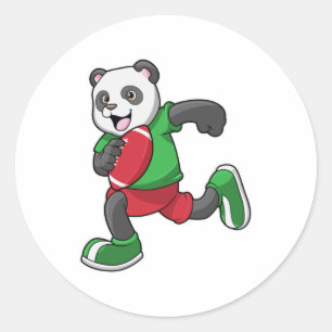 Adesivo Panda no futebol com equipamento