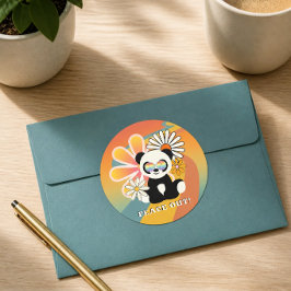 Adesivo Panda | Paz Colorida