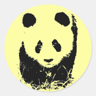 Adesivo Panda Pop Art