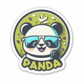 Adesivo Panda Power Stickers com Raio