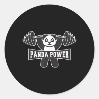 Adesivo Panda Power Workout Panda Gym
