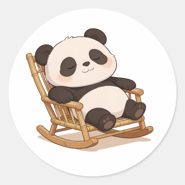 Adesivo panda,quente,curativo,lento, paz interior #011 (Frente)