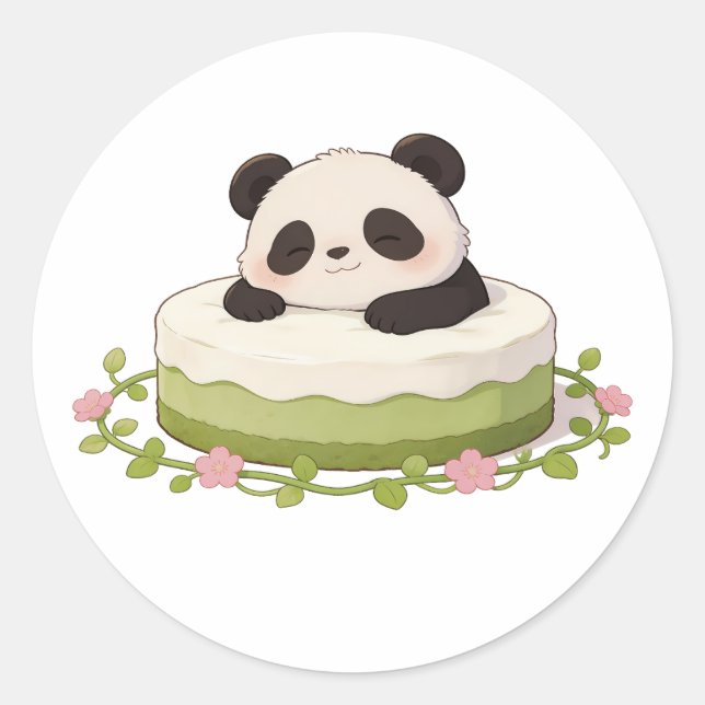 Adesivo panda,quente,curativo,lento, paz interior #04 (Frente)