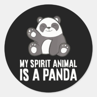 Adesivo Panda Spirit Animal Meu Espírito É Panda