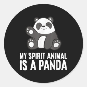 Adesivo Panda Spirit Animal Meu Espírito É Panda