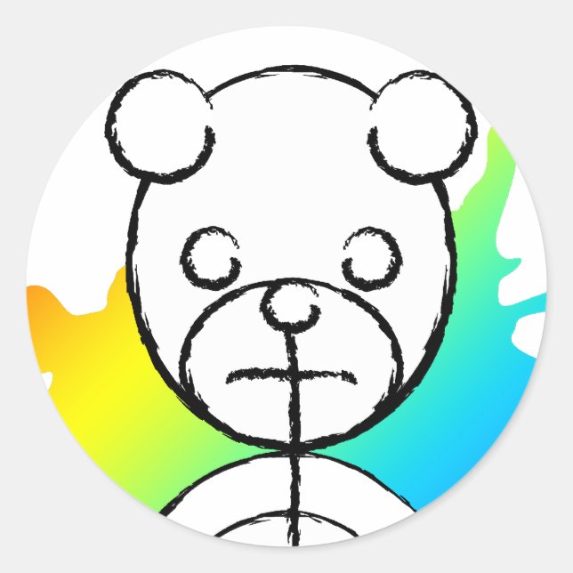Adesivo panda splatz. (Frente)