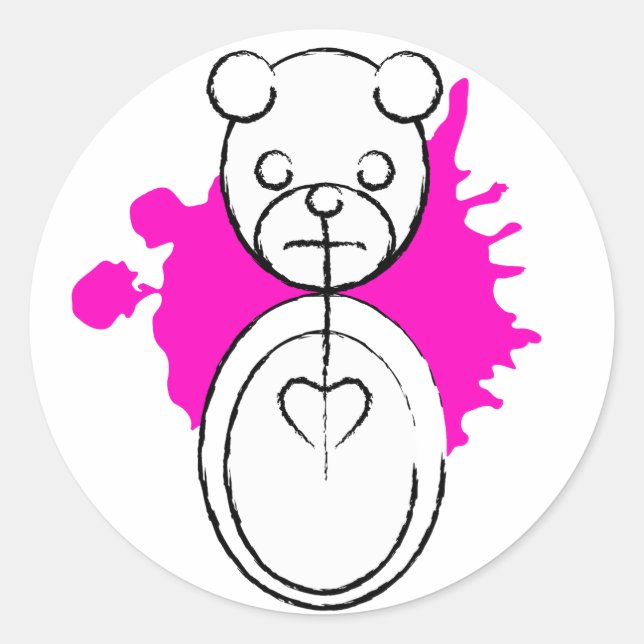Adesivo panda splatz. (Frente)