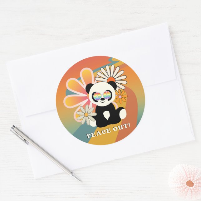 Adesivo Panda | Tranquilidade Colorida (Envelope)