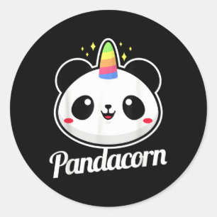 Adesivo Panda Unicorn Animal Pandacorn