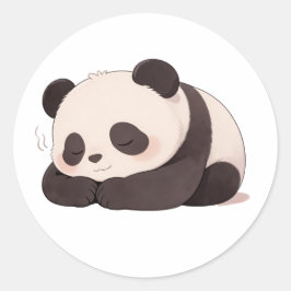 Adesivo panda,warm,healing,slow-paced,inner peace #01