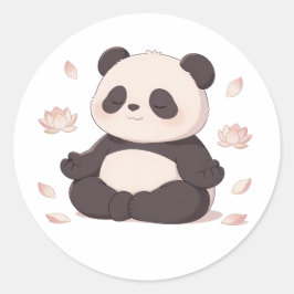 Adesivo panda,warm,healing,slow-paced,inner peace #02