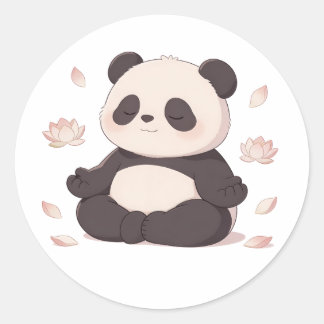 Adesivo panda,warm,healing,slow-paced,inner peace #02