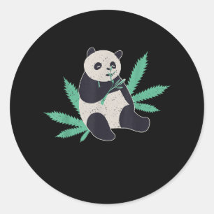 Adesivo Panda Weed Stoner Gift