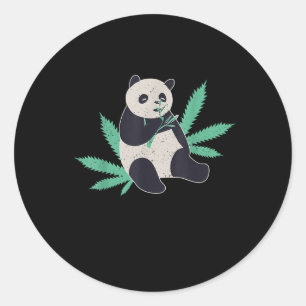 Adesivo Panda Weed Stoner Gift