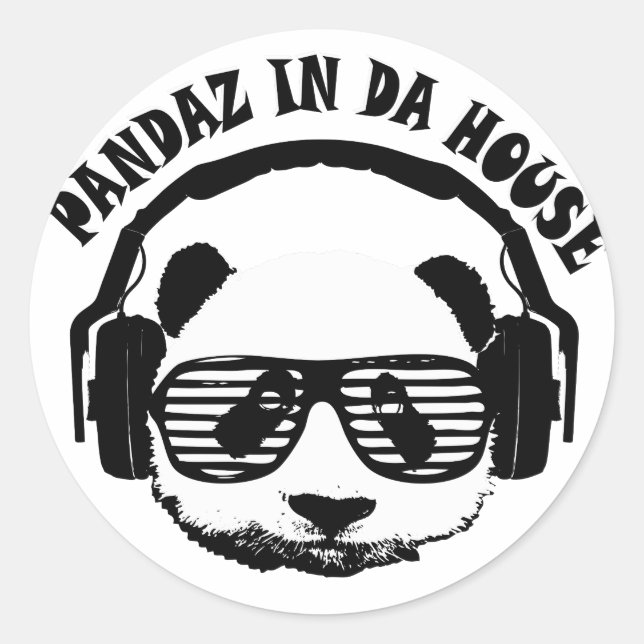 Adesivo Pandaz Na Casa Da (Frente)