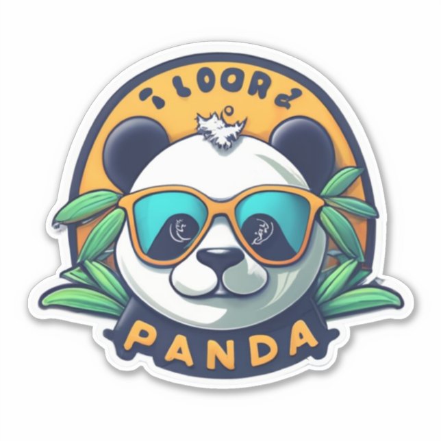 Adesivo Pandins bonitos para crianças e adultos (Frente)