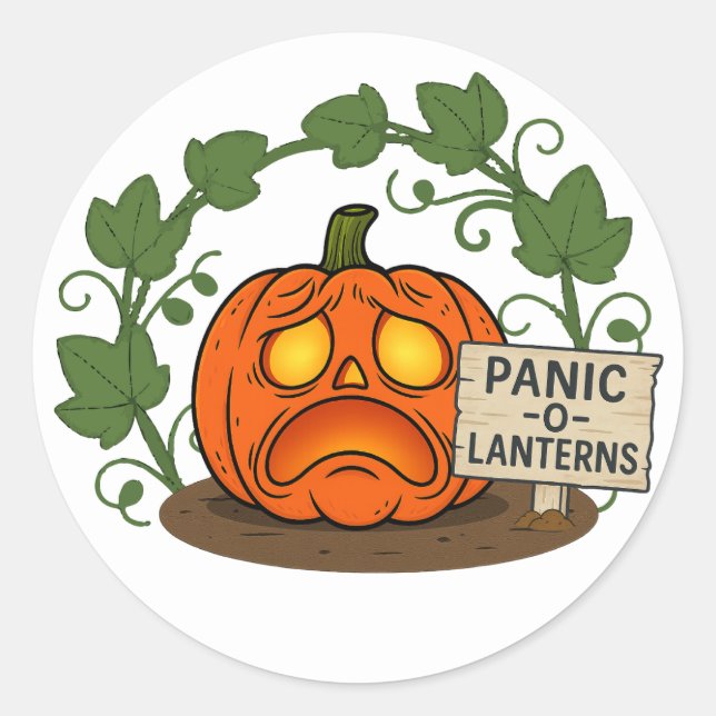 Adesivo Panic-O-Lantern Stickers (Frente)