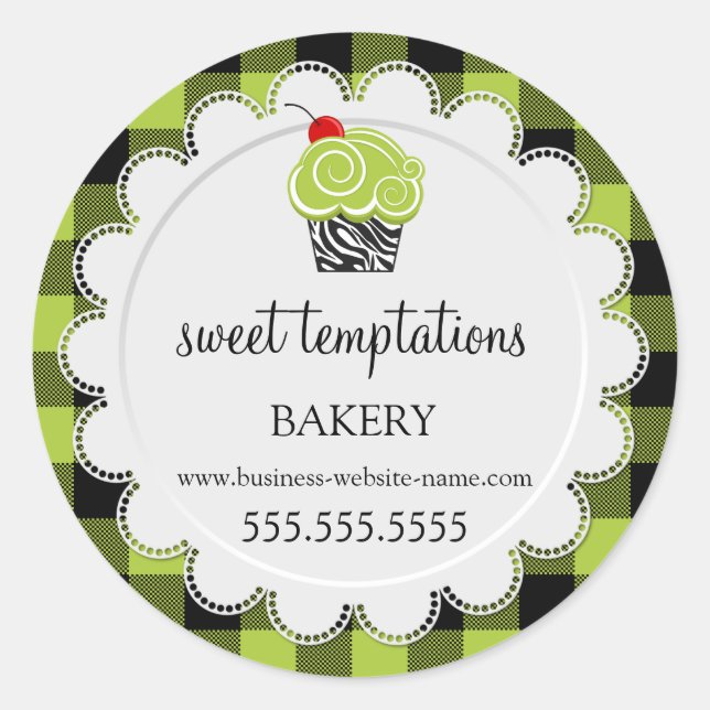 Adesivo Panificação da Xadrez de Cherry Buffalo (Frente)