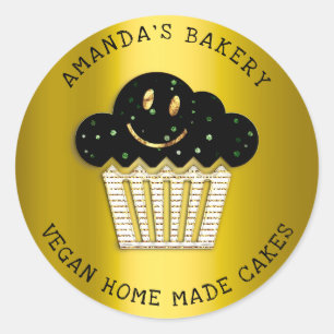 Adesivo Panificação de Casas Doce Muffin Sorri Lux Verde