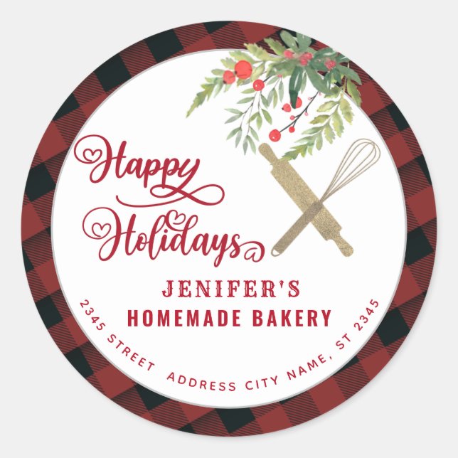 Adesivo Panificação do pino rolante de whisky de férias xa (Frente)