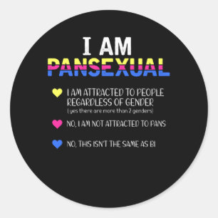 Adesivo Pansexual Orgulho LGBT Direitos Iguais