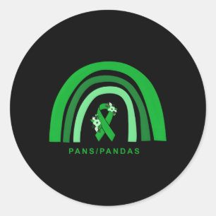 Adesivo Panspandas Sensibilização Floral Fita Verde Arco-Í
