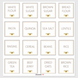 Adesivo Pantaria Simples Editável de Girassóis