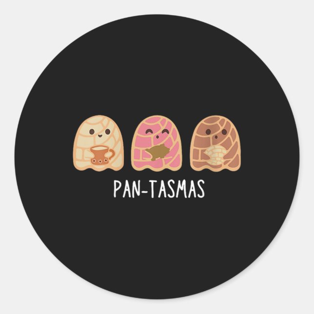 Adesivo Pantasmas Ghost Funny Spooky Conchas Fantasmas Mex (Frente)