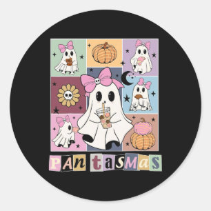 Adesivo Pantasmas Mexicano Halloween Ghost Spooky Conchas