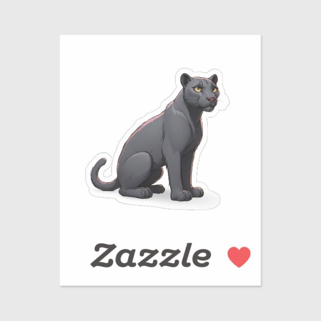 Adesivo Pantera jaguar  (Folha)