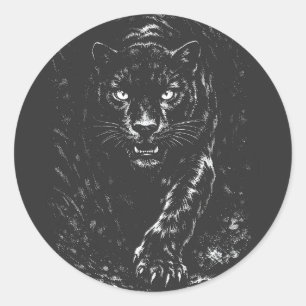 Adesivo Pantera Negra — por BurnsInHell