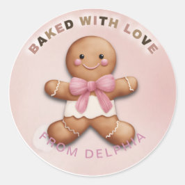 Adesivo Pão Adorável Personalizado Com Amor