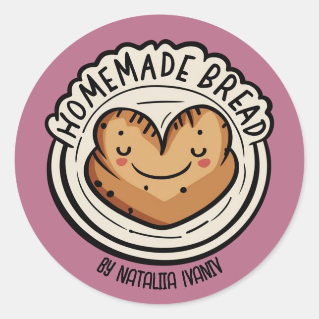 Adesivo Pão Caseiro (Frente)