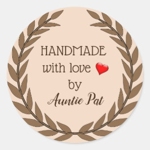 Adesivo Pão Castanho Leaf Editado Manualmente Com Amor Por