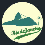 Adesivo Pão de Açúcar Rio Brasil<br><div class="desc">A montanha SugarLoaf. Procure por lembranças brasileiras nesta loja. O BrasilRio tem os produtos de qualidade Zazzle.</div>