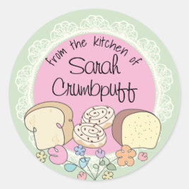 Adesivo Pão de canela da cozinha