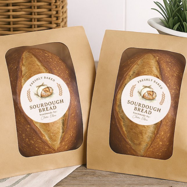 Adesivo Pão de Fermentação Natural Artesanal (Criador carregado)