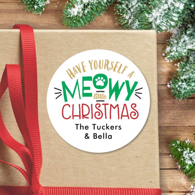 Adesivo Pão de Gato de Natal (Criador carregado)