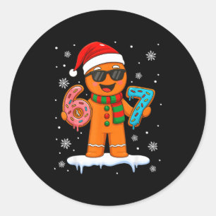 Adesivo Pão de Mel Six Seven 67 Meme 6 7 Natal Engraçado