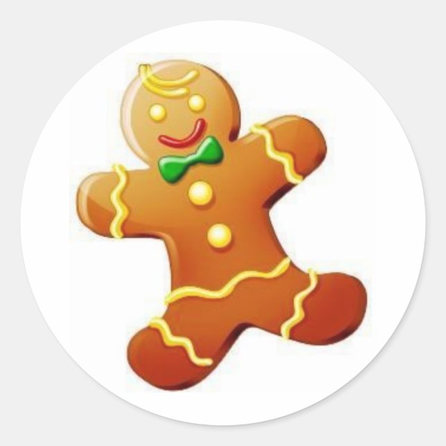 Adesivo Pão de Natal (Frente)