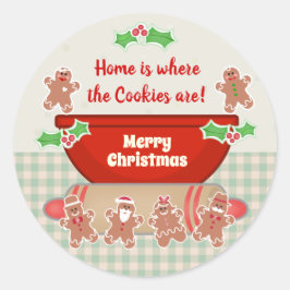 Adesivo Pão De Natal Com Piadas Personalizadas