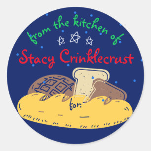 Adesivo Pão de Natal personalizado da cozinha