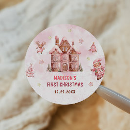 Adesivo Pão-de-rosa Pão-de-Pé Natal Primeiro Aniversário