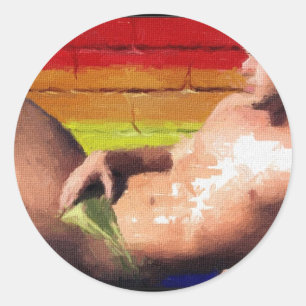 Adesivo Pão do telhado do ORGULHO - pintura original