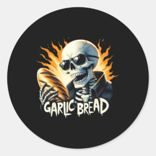 Adesivo Pão Halloween Skeleton Bakery Baker Bread