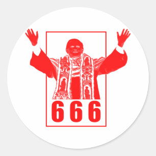 Adesivo Papa 666