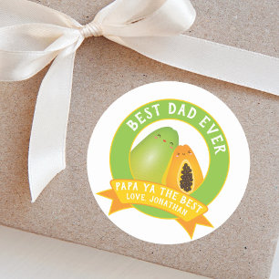 Adesivo Papá bonito Ya a melhor chalaça engraçada da fr